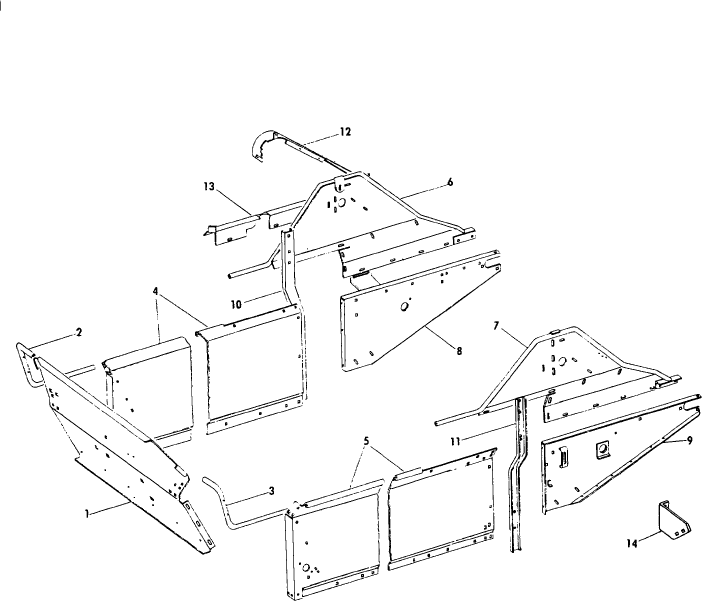 010 END & SIDE SHEET GROUP, MODEL 470 & 475