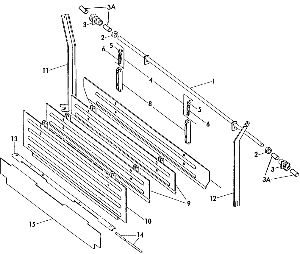 027 MODEL 475 MANURE SPREADER ATTACHMENTS,99229 FLUID END GATE ATTACH