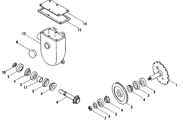004 GEARBOX, MODEL 470 & 475, ASN 3091