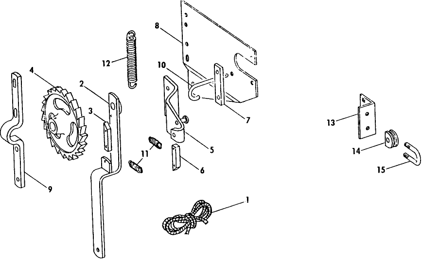 028 475 MANURE SPREADER ATTACHMENTS, 99229 FLUID END GATE SUPPORT
