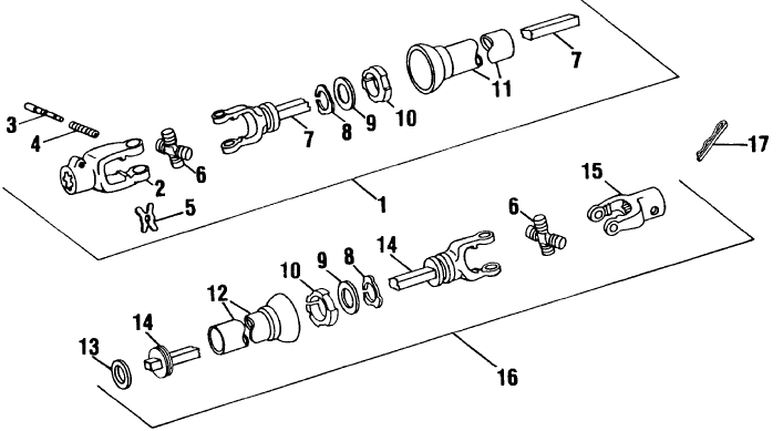 007A POWER TAKE OFF, 540 RPM