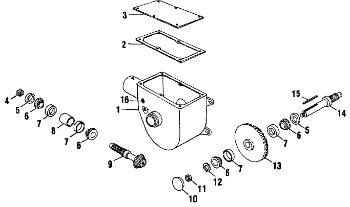 010 BEATER DRIVE GEARBOX