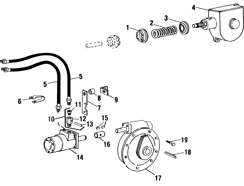 016 HYDRAULIC APRON DRIVE, REAR DRIVE