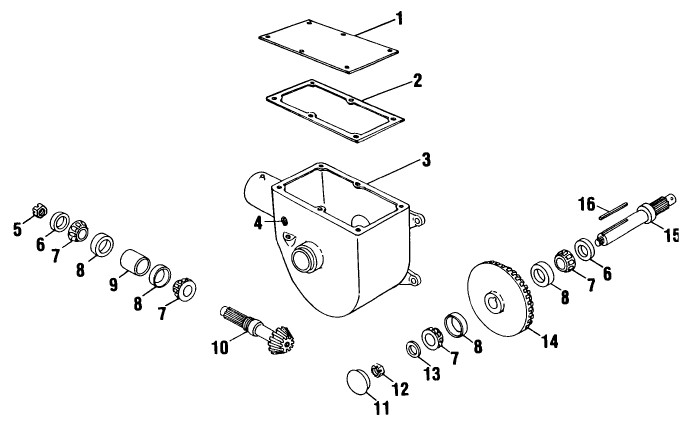 018 BEATER DRIVE GEARBOX