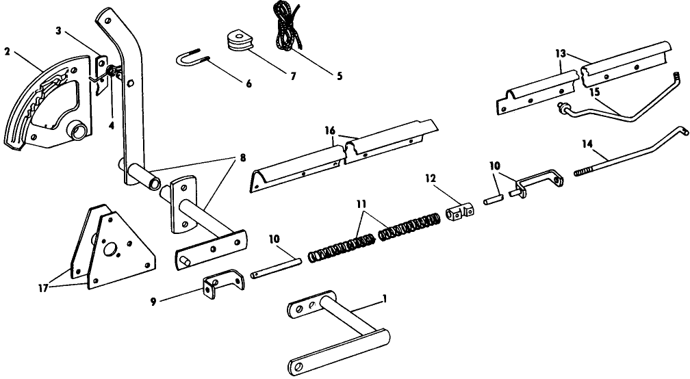 004 FEED LEVER & CONTROL ROD