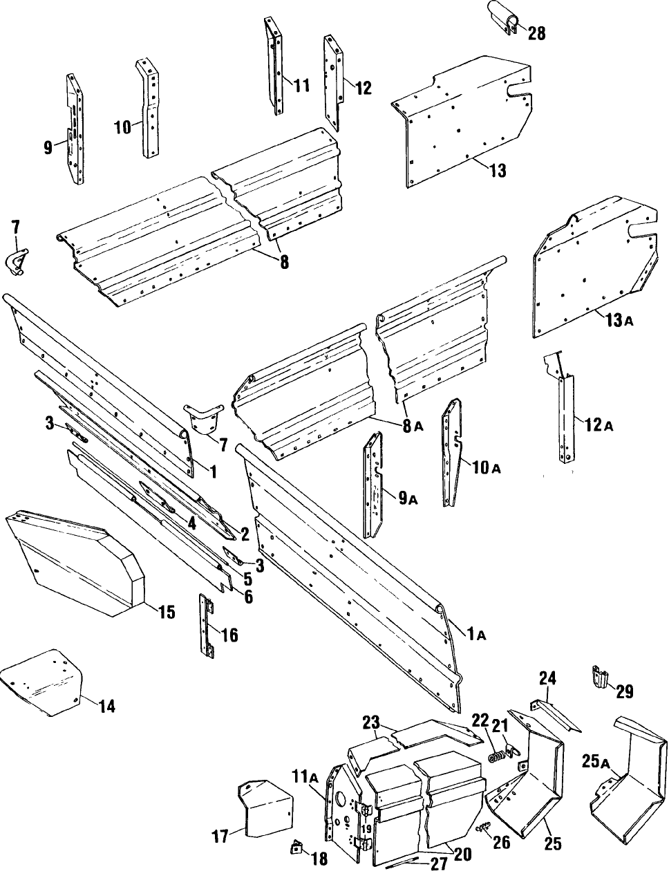 013 ENDGATE, SIDES & SHIELDS