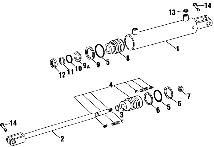 020 HYDRAULIC ENDGATE CYLINDER