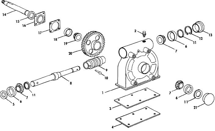 008 APRON DRIVE GEARBOX