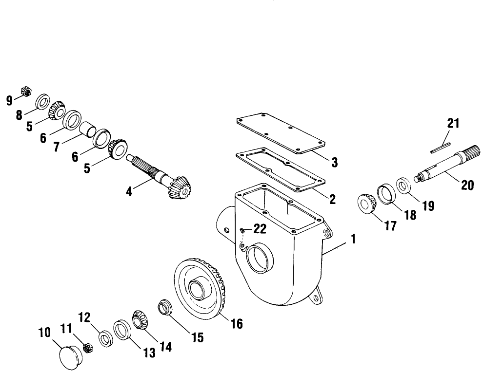 010 BEATER DRIVE GEARBOX