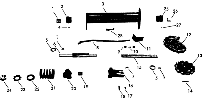 001 PTO JACK SHAFT - 81120,82120