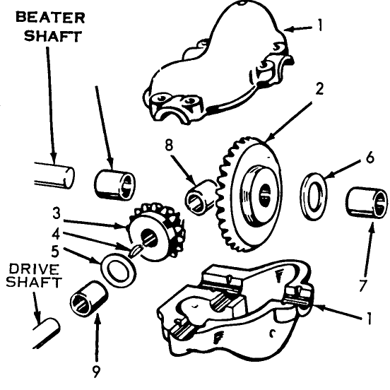 007 BEVEL GEAR CASE ASSEMBLY