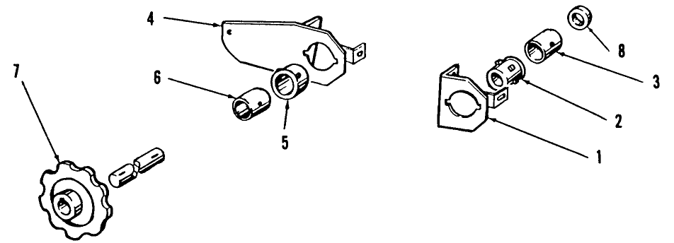 003 LONG DRIVE SHAFT, SPROCKET & BEARING ASSEMBLIES