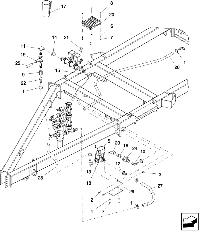 11.021.1 FLEXCONTROL PLUMBING ASSEMBLY