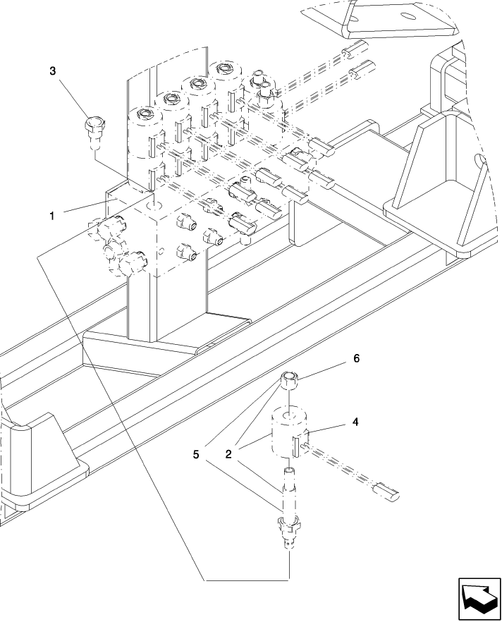 03.100.1 SUSPENDED BOOM OPEN CENTER DUMP VALVE