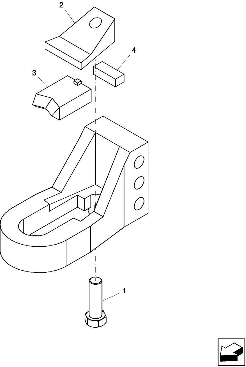 E.10.B(03) MAIN FRAME - ASSEMBLY, CART PERFECT HITCH