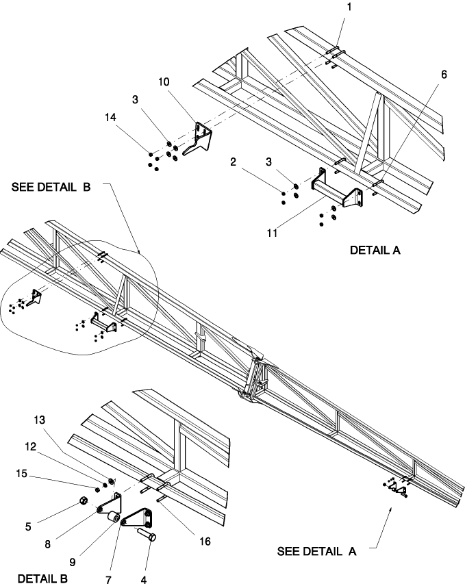 F.10.E(02) SUSPENDED BOOM - BOOM RESTS