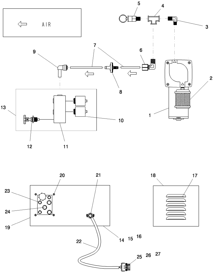 L.20.D(03) MARKER, FOAM - POWER UNIT COMPRESSOR DETAILS