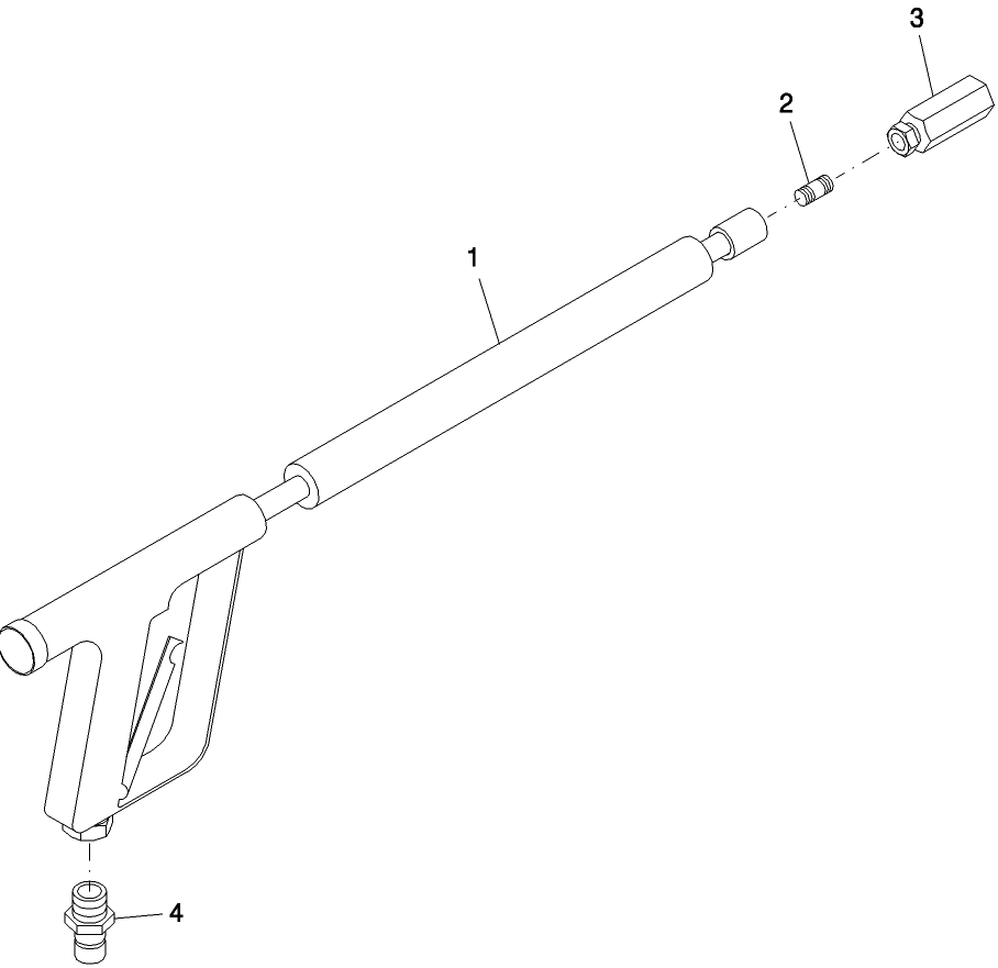 14.07 PRESSURE WASHER WAND, PRIOR TO SERIAL #735015
