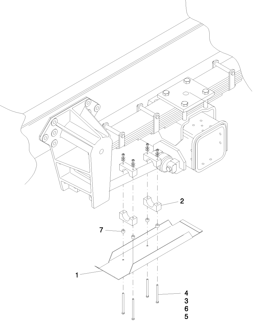 18.10 CROP DEFLECTOR TORQUE ARM [BELLY PAN OPTION]