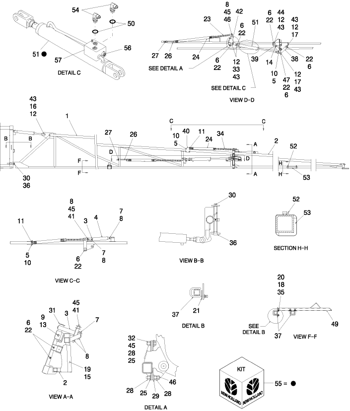 09.05 BOOM ASSEMBLY, 90 FT, LH AND RH