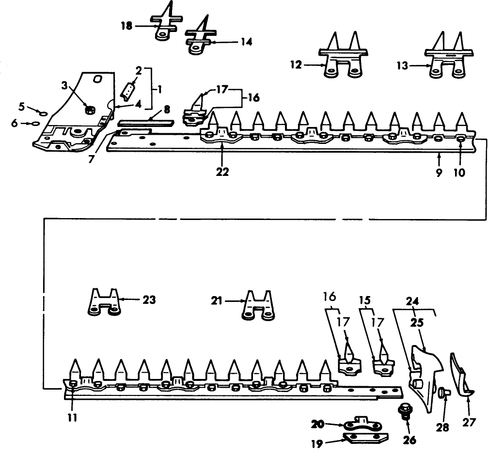007 CUTTER BAR & RELATED PARTS
