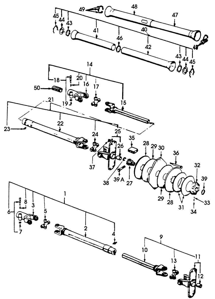 005 UNIVERSAL & SLIP CLUTCH ASSEMBLY, 1963/1972 - 22-116,22-166