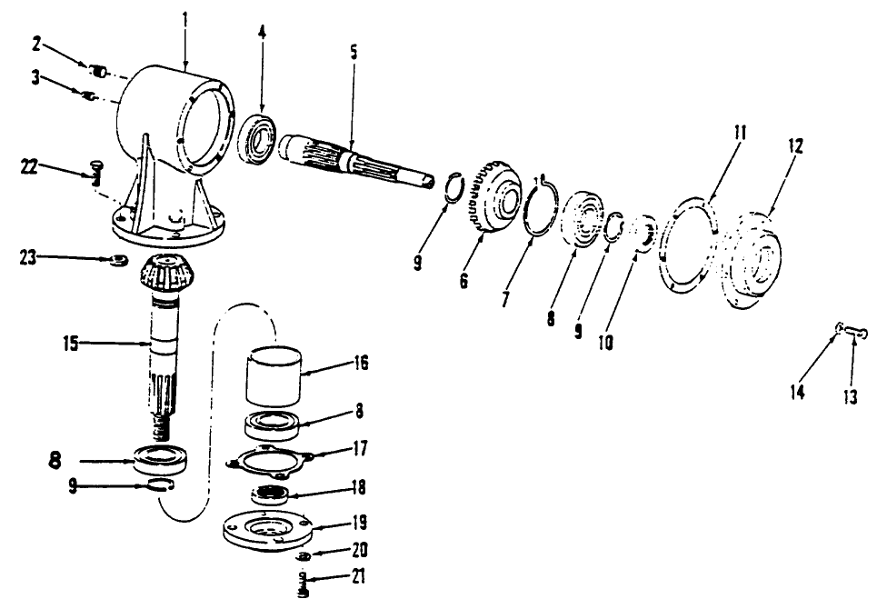 008 GEAR BOX ASSEMBLY - 22-176, 22-177, 22-194 & 22-195