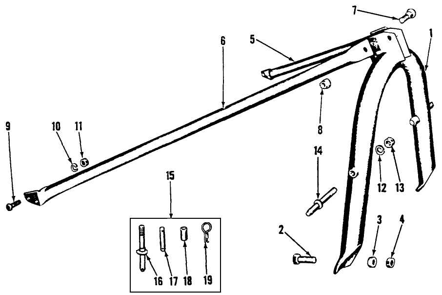 007 HITCH, LIFT TYPE 60" & 72"  MODELS 22-142,22-196, 22-197, 22-197,