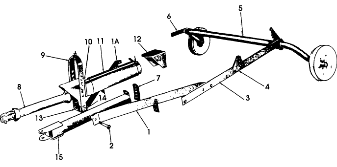 006 PULL TYPE HITCH PARTS - 22-97,22-203