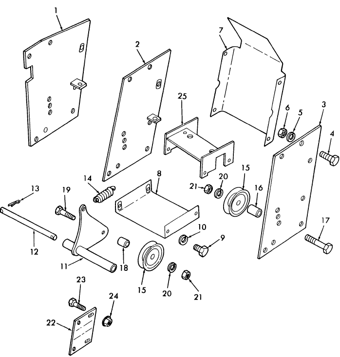 005 FRONT MOUNTS, MODELS 22AB5303 & 22AB5304