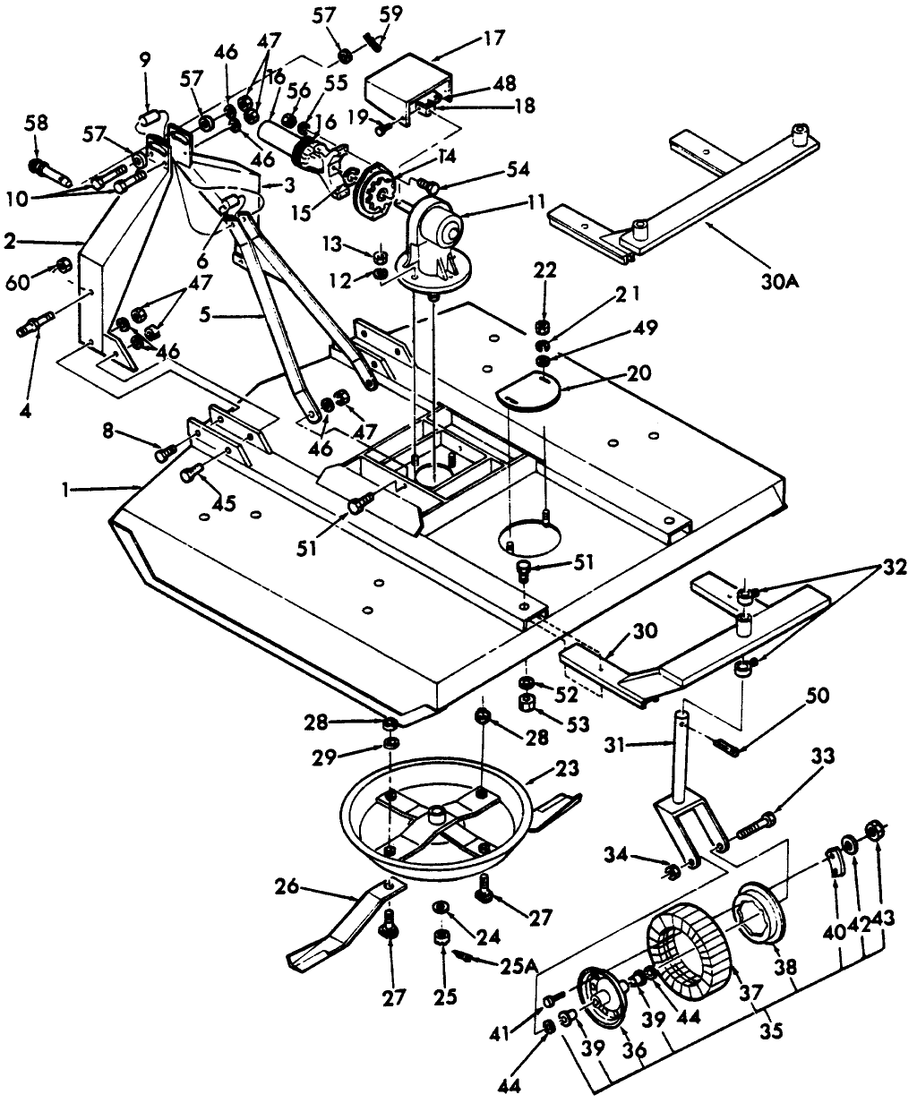 001 MAIN SHIELD, KNIVES, GAUGE WHEEL & RELATED PARTS, MODELS 22BM0214