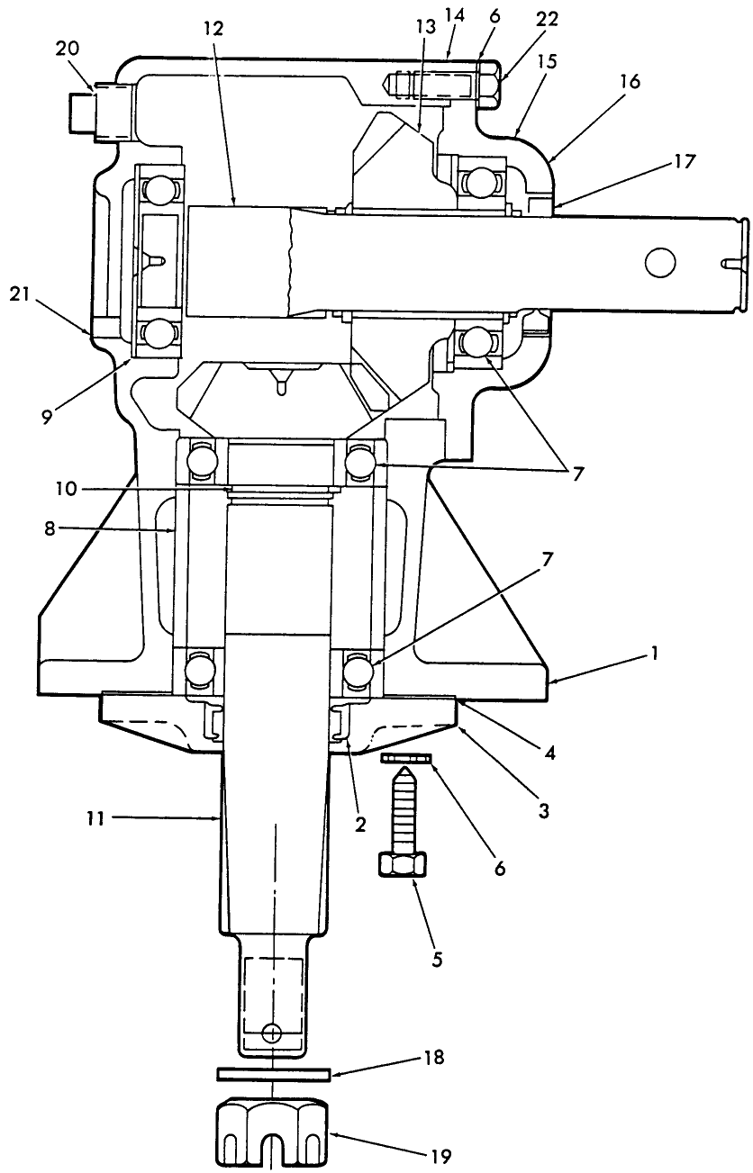 023 GEARBOX ASSEMBLY, MODEL 951 - 48", 60", & 72"