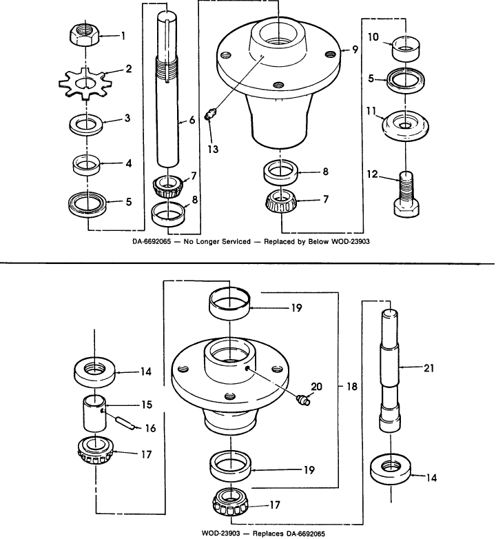 005 SPINDLE ASSEMBLY, 59" ( 11-79/)  & 72"