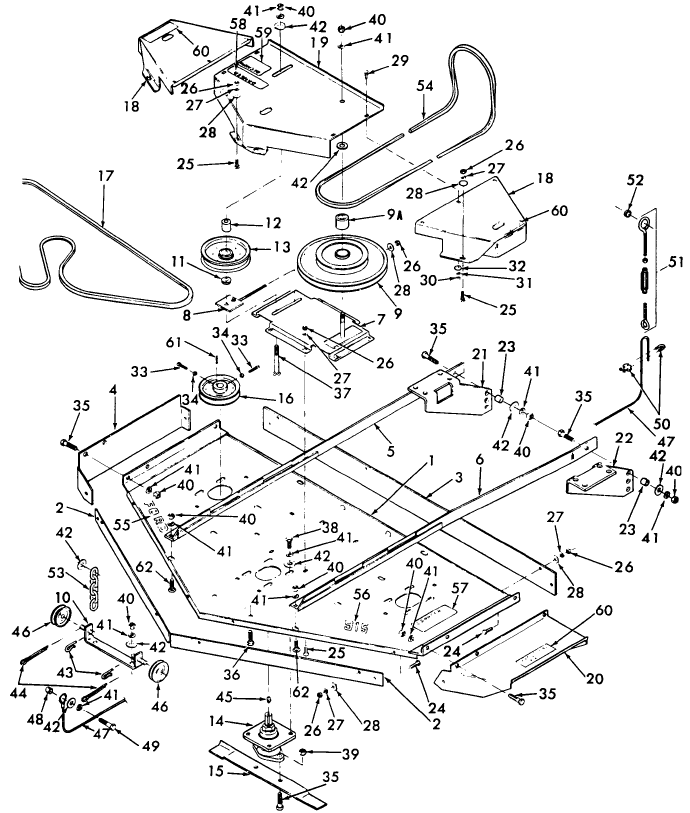 001A MAIN FRAME & RELATED PARTS (10-77/), 915-SERIES,22DAF564