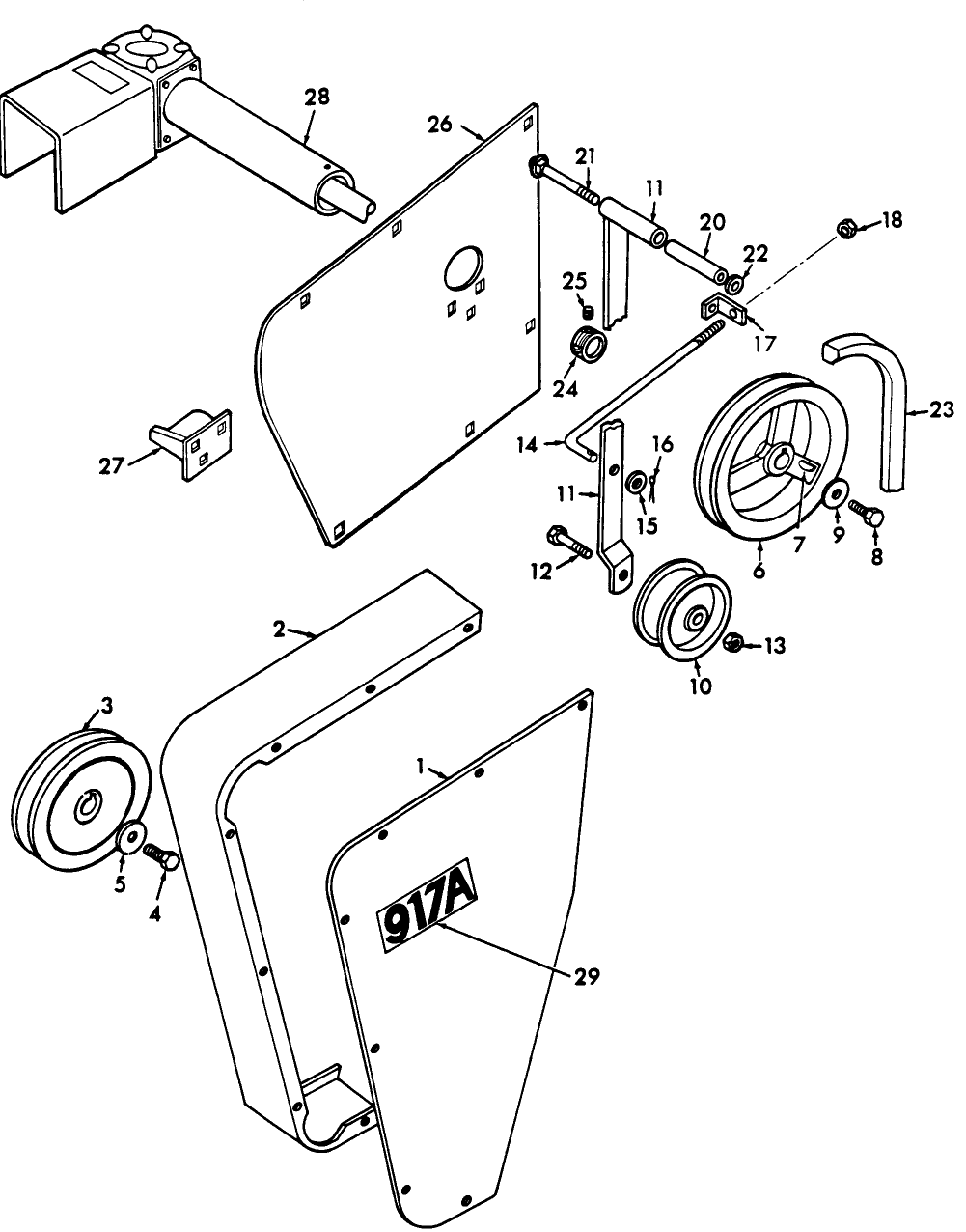 006 DRIVE PARTS, MODEL 22NW0004