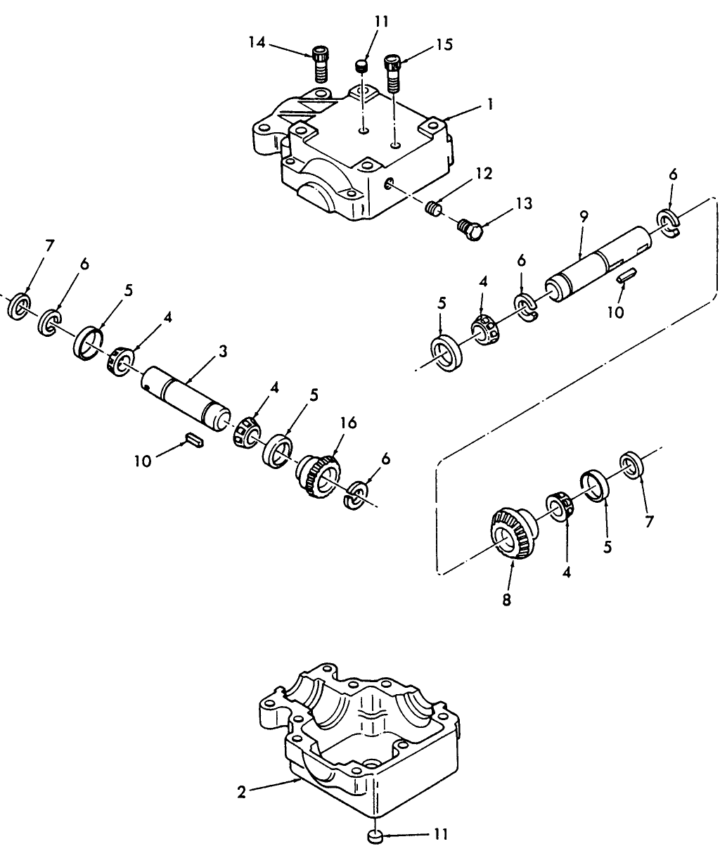 006 GEARBOX ASSEMBLY, 60" & 72"