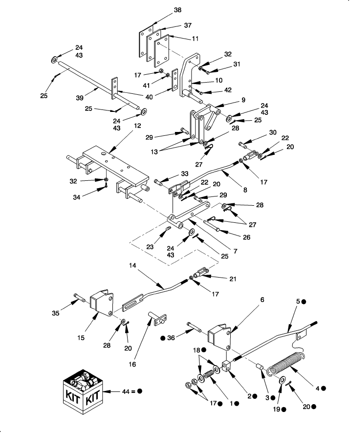 011 LIFT COMPONENTS - 54" & 60"