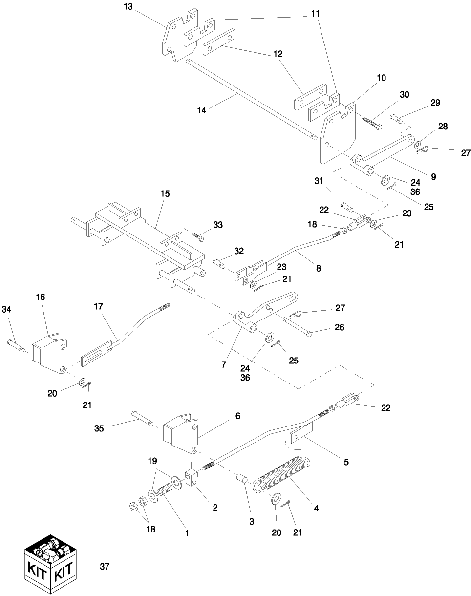 014 LIFT COMPONENTS - 60" & 72"