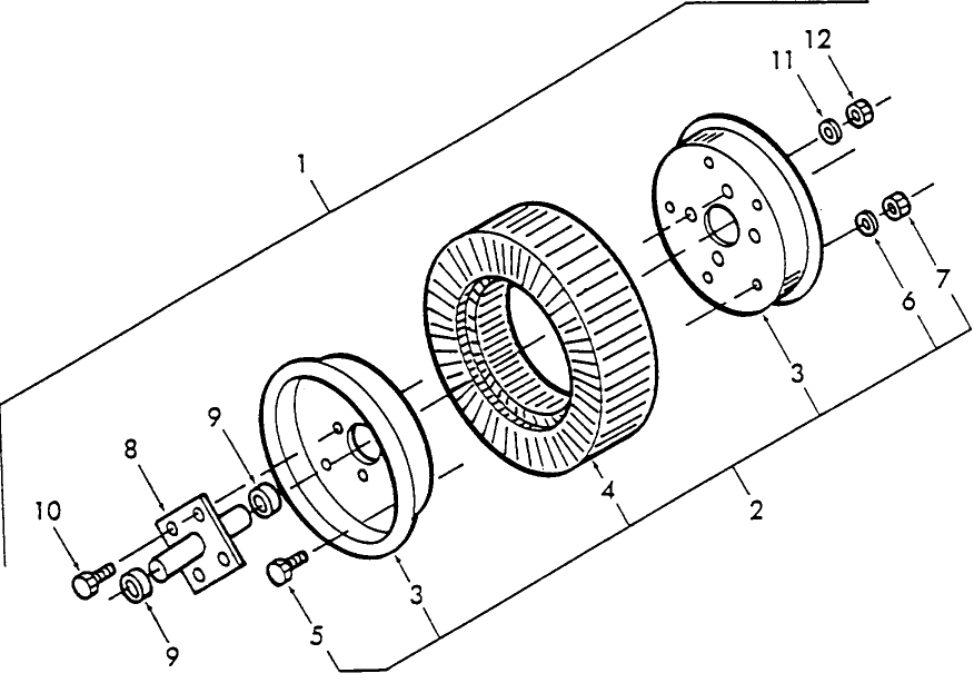013 GAUGE WHEEL, WHEEL ASSEMBLY
