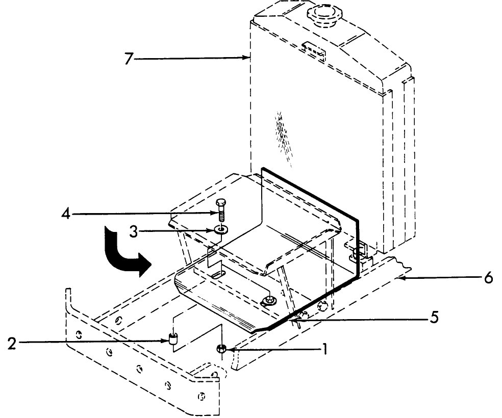 003 TRACTOR RADIATOR DEFLECTOR KITS, 60" ROTARY MOWER, MODEL 22DA0060,