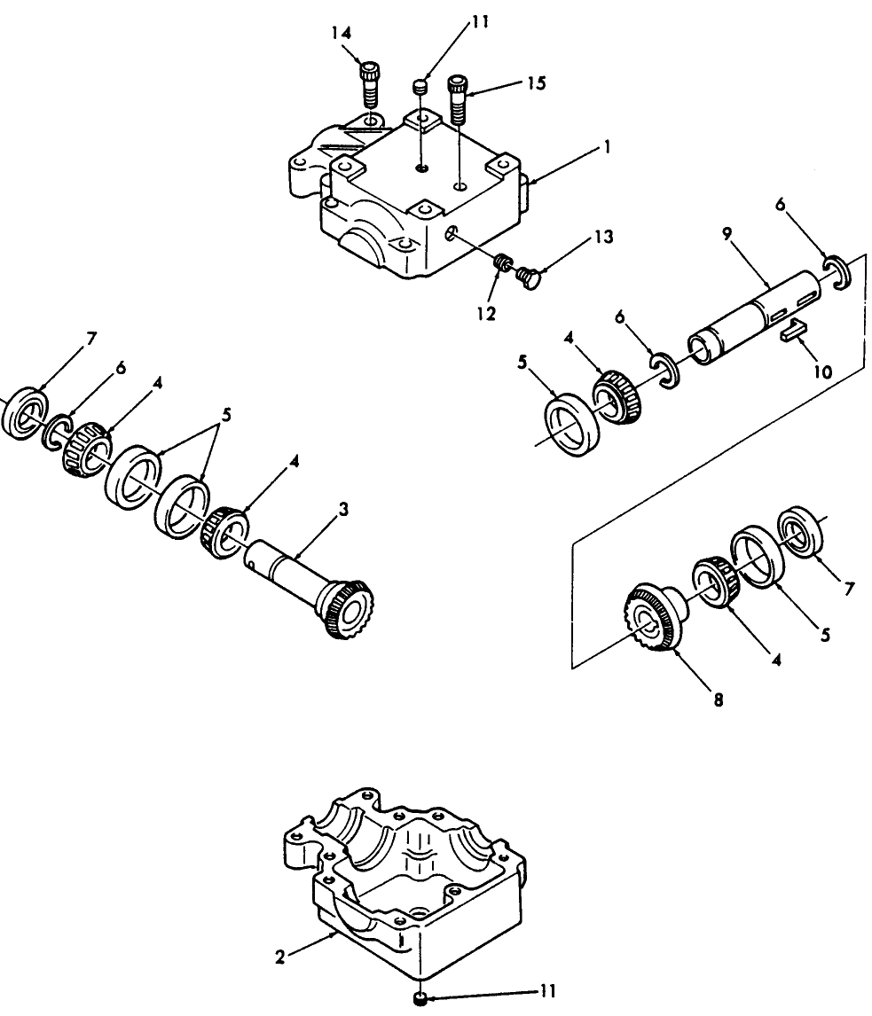 005 GEARBOX ASSEMBLY, 48", MODELS 22WD5100/9606338