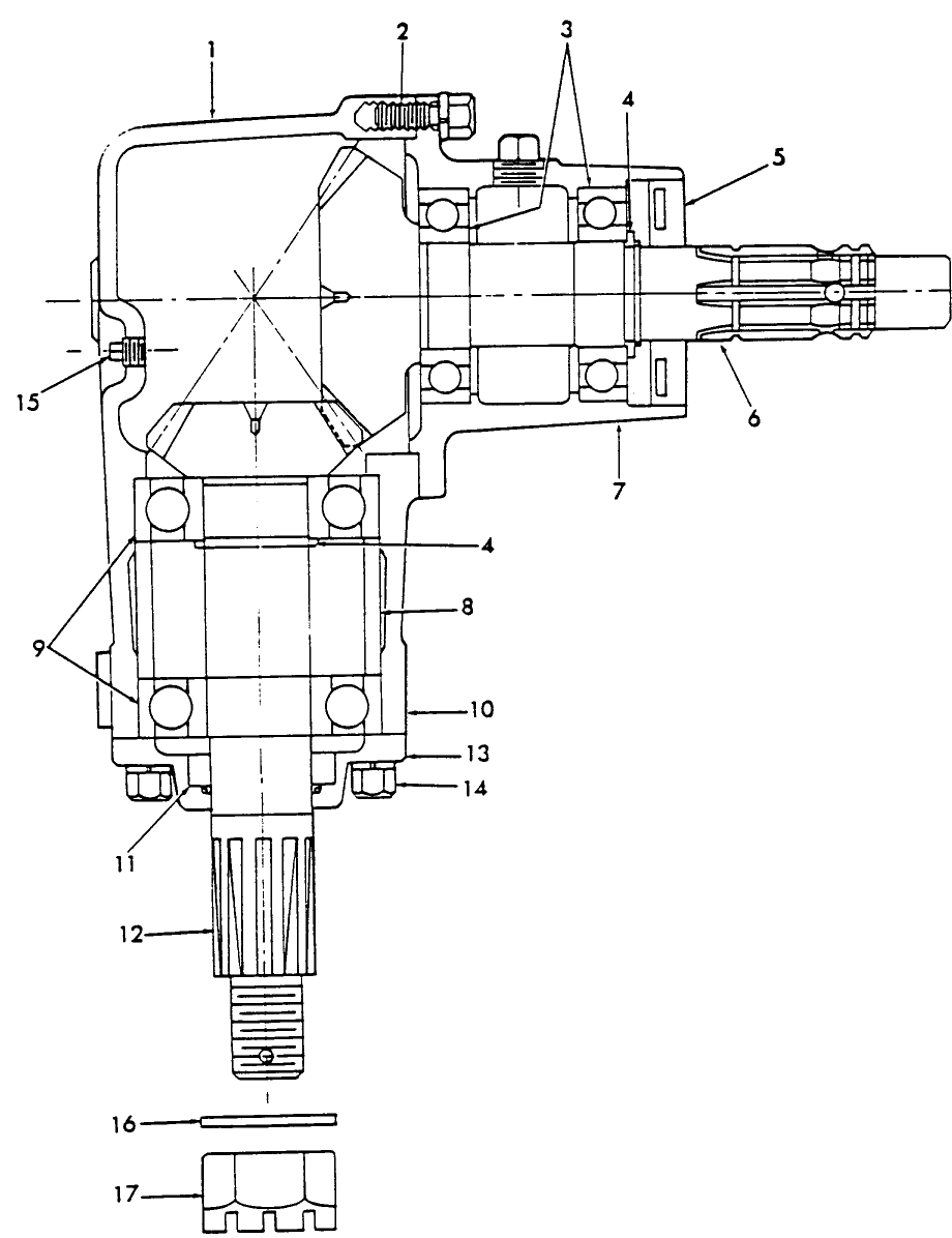 005 GEARBOX ASSEMBLY 60" & 72" UTILITY SERIES 940 & 942