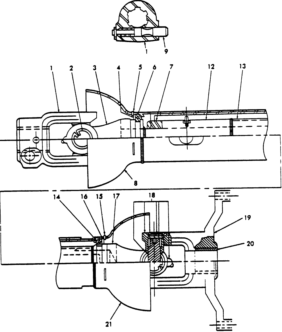 013 DRIVELINE - 60", 72" & 84" (LIFT TYPE) (10-84/10-85)