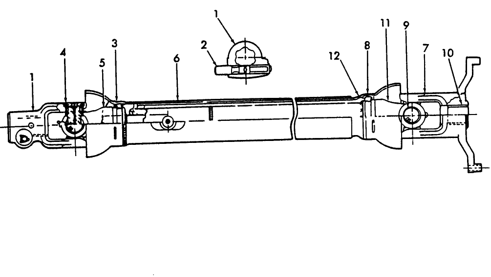 010 DRIVELINE, LIFT TYPE, MODEL 22BM1470/9606408, 10-84/10-85