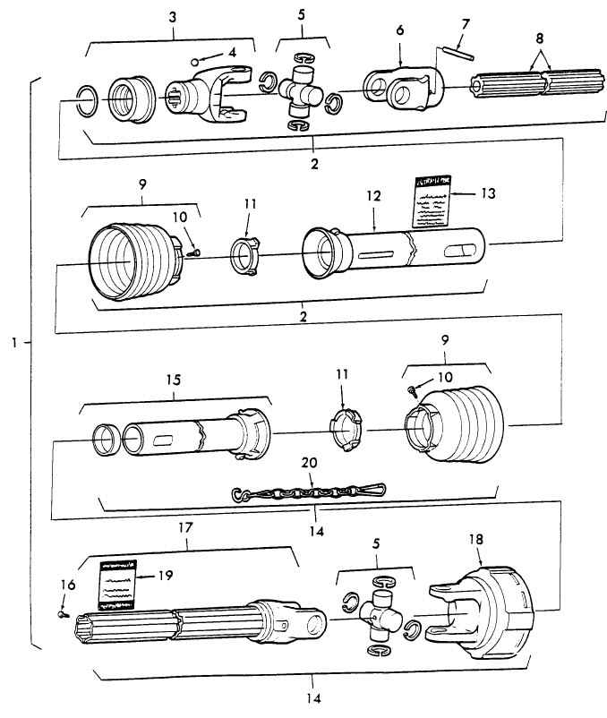 016 DRIVELINE, WINGS, 12-87/4-90
