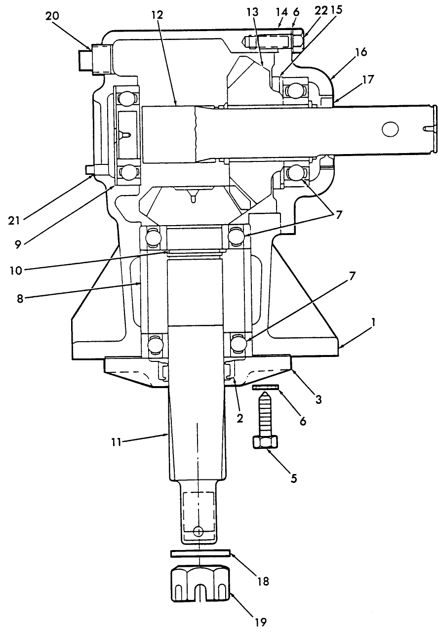 014 GEARBOX ASSEMBLY, MODEL 951A - 48", 60", & 72"