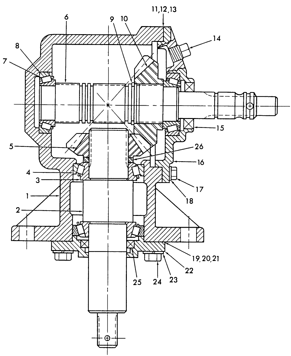 003 GEARBOX ASSEMBLY, 84"