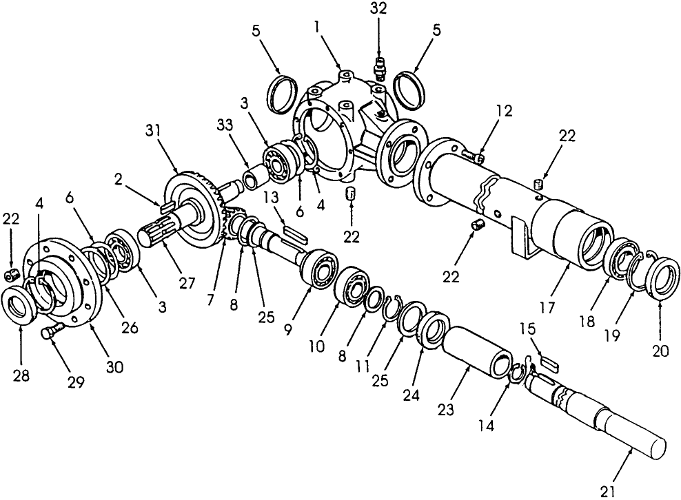 007 GEARBOX ASSEMBLY - ON & ASN 60" (M4F0118) 71" (M4G0522) 91" (M4H0549) - 918H