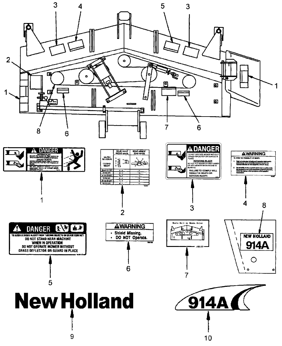 034 DECALS - 60" & 72"