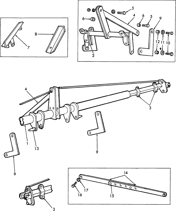 006 FLEXO-HITCH, 6-ROW PLANTER, 12-227 & 309 PLANTER STABILIZER KIT, 12-340